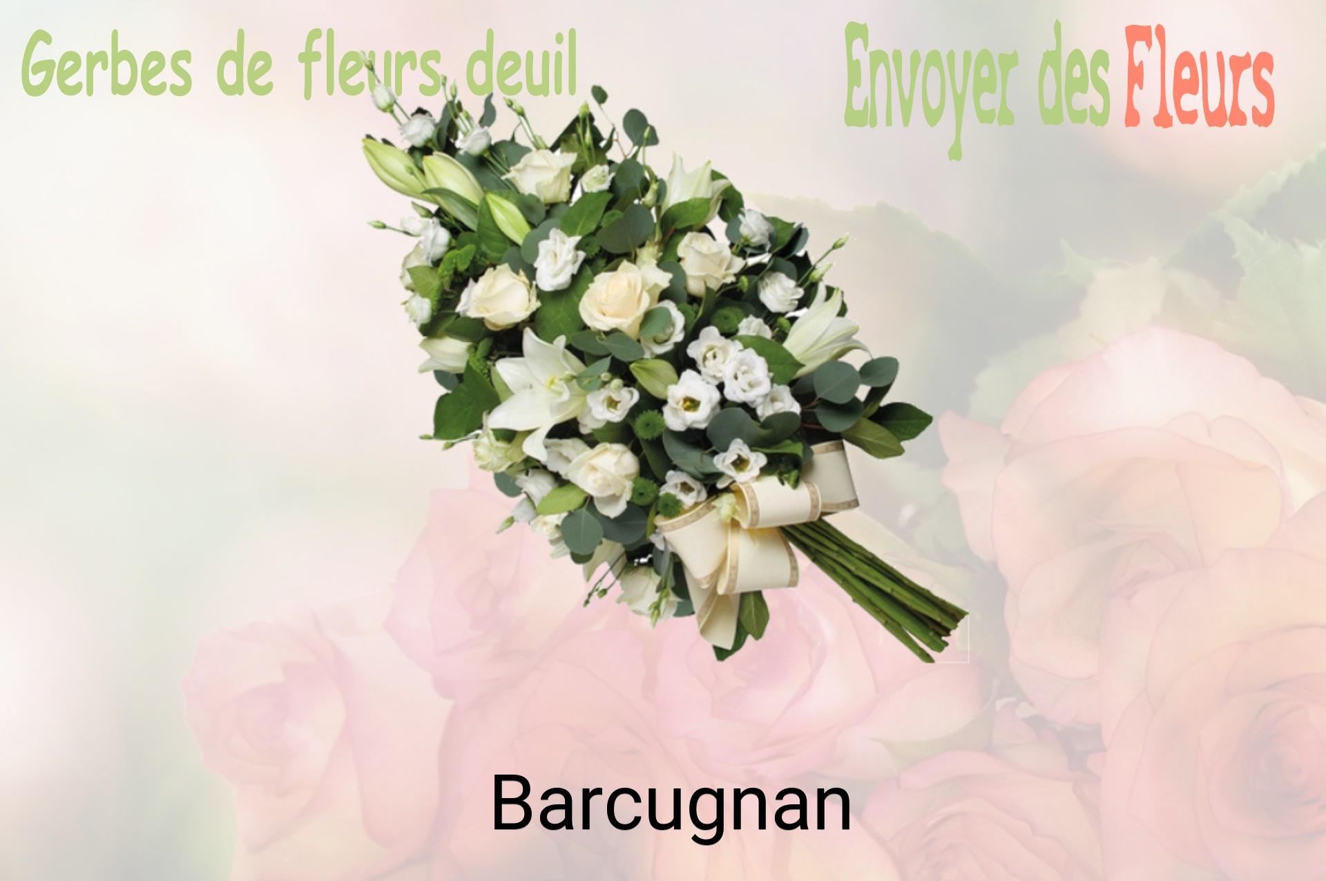 Gerbe de fleurs de deuil livrée à Barcugnan